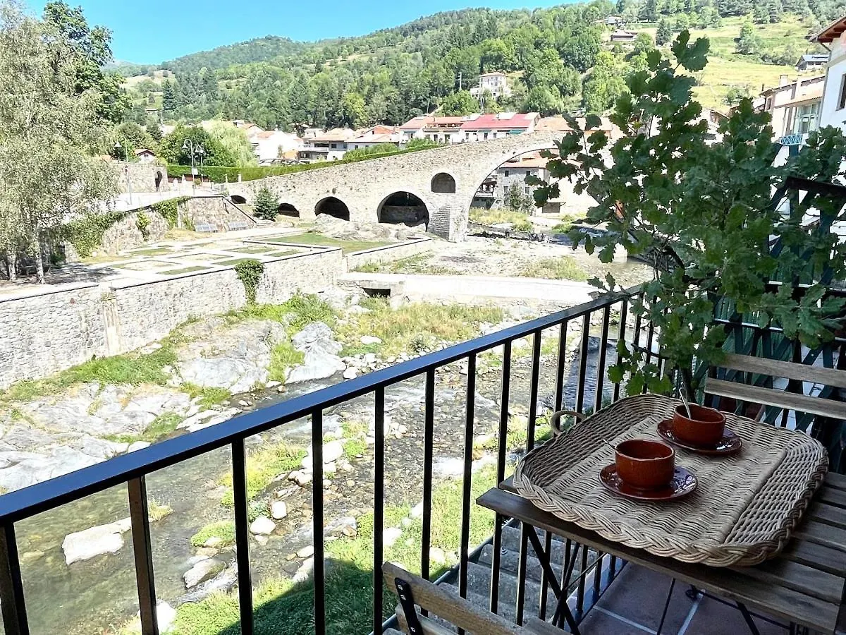 Apartamento Colgante Al Rio Con Vistas Al Puente Camprodon 0*,